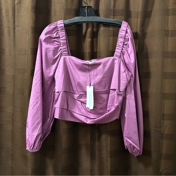 NWT Veronica Beard Kayla Purple Top reg $348 size 8 - Picture 9 of 10